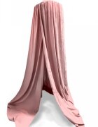 Ikonka Baldachin pentru copii Pink Boho tip cort tipi de suspendat include set complet pentru montaj inaltime totala 280 cm