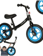 Ikonka Bicicleta de echilibru fara pedale pentru copii cu Ghidonul si Saua reglabile in inaltime greutate redusa 1.8 kg Trike Fix Balance Blue