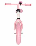 Ikonka Bicicleta fara pedale pentru copii Trike Fix Balance pink cadru otel cu sonerie saua ergonomica sezutul si ghidonul reglabile roti din spuma EVA sarcina maxima 30 kg