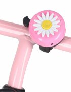 Ikonka Bicicleta fara pedale pentru copii Trike Fix Balance pink cadru otel cu sonerie saua ergonomica sezutul si ghidonul reglabile roti din spuma EVA sarcina maxima 30 kg