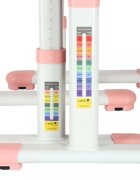 Ikonka Birou cu scaunel pentru copii pink inaltime reglabila constructie durabila lampa led detasabila cu 3 moduri de iluminare