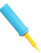 Ikonka Calut gonflabil de sarit pentru copii grey realizat din cauciuc imbracat in plus pufos dimensiune 55 x 23 x 49 cm cu pompa inclusa