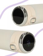 Ikonka Cana termos smart LED cu gura de scurgere 420 ml Bej
