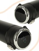Ikonka Cana termos smart LED cu gura de scurgere 420 ml Black