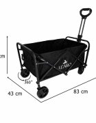 Ikonka Carucior pliabil cu maner telescopic universal sarcina maxima 100 kg