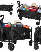 Ikonka Carucior pliabil cu maner telescopic universal sarcina maxima 100 kg