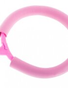 Ikonka Coarda moderna de sarit pe picior pentru copii Hula Hoop cu iluminare led pink
