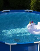 Ikonka Colac de inot gonflabil pentru copii model Unicorn 62 cm