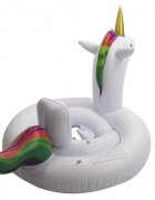 Ikonka Colac de inot gonflabil pentru copii model Unicorn 62 cm