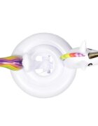 Ikonka Colac de inot gonflabil pentru copii model Unicorn 62 cm