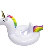 Ikonka Colac de inot gonflabil pentru copii model Unicorn 62 cm