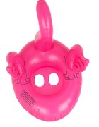 Ikonka Colac gonflabil pentru inot copii 66x67 cm Flamingo Roz