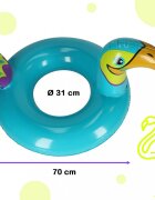 Ikonka Colac gonflabil pentru inot copii 70cm Tucan