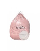 Ikonka Cort baldachin pentru copii suspendat multifunctional pentru patut copii loc de joaca lungime 290 cm diametru cadru 70 cm Light Pink