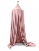 Ikonka Cort baldachin pentru copii suspendat multifunctional pentru patut copii loc de joaca lungime 290 cm diametru cadru 70 cm Light Pink