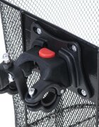 Ikonka Cos bicicleta frontal din aluminiu dimensiune 34.5 x 25 cm Black
