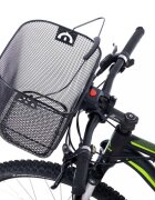 Ikonka Cos bicicleta frontal din aluminiu dimensiune 34.5 x 25 cm Black