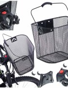 Ikonka Cos bicicleta frontal din aluminiu dimensiune 34.5 x 25 cm Black