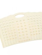 Ikonka Cos de rufe pliabil Beige cu doua manere robuste dimensiune 42 x 24 x 29 cm