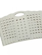 Ikonka Cos de rufe pliabil Grey cu doua manere robuste dimensiune 42 x 24 x 29 cm