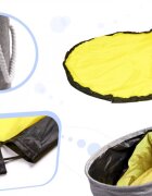 Ikonka Cos organizator pentru jucarii 2 in 1 cu covoras Gri