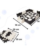 Ikonka Covor puzzle cu laterale 25 piese