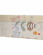 Ikonka Covoras de joaca pliabil pentru copii cu doua fete Happy Animals din spuma XPE structura antiderapanta dimensiune 180 x 200 cm potrivit pentru interior si exterior
