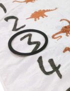Ikonka Covoras fundal pentru fotografiere bebelusi cu Dinozauri 100x150 cm
