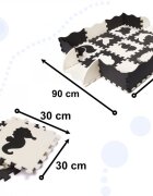 Ikonka Covoras puzzle din spuma cu 25 piese