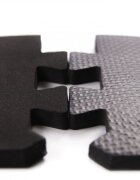 Ikonka Covoras puzzle din spuma cu 36 piese Negru-Gri-Ecru