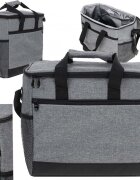 Ikonka Geanta termica pentru picnic capacitate 16 L Grey