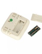 Ikonka Higrometru de uz casnic cu functie de Termometru si Ceas afisaj LCD dimensiune 8.5 x 7.8 x 2.8 cm