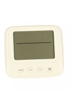 Ikonka Higrometru de uz casnic cu functie de Termometru si Ceas afisaj LCD dimensiune 8.5 x 7.8 x 2.8 cm