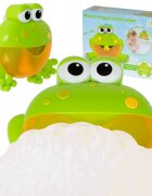Ikonka Jucarie baie muzicala generatoare de spuma Green Frog