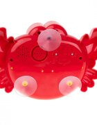 Ikonka Jucarie de baie pentru copii model muzical red crab generator de spuma din sapun dimensiune 25 x 20 cm