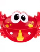 Ikonka Jucarie de baie pentru copii model muzical red crab generator de spuma din sapun dimensiune 25 x 20 cm