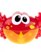 Ikonka Jucarie de baie pentru copii model muzical red crab generator de spuma din sapun dimensiune 25 x 20 cm