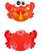 Ikonka Jucarie de baie pentru copii model muzical red crab generator de spuma din sapun dimensiune 25 x 20 cm