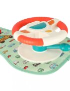 Ikonka Jucarie interactiva pentru bebelusi Volan cu lumini sunete si activitati multiple dimensiune 40 x 20 cm Easier Drive