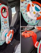 Ikonka Jucarie interactiva pentru bebelusi Volan cu lumini sunete si activitati multiple dimensiune 40 x 20 cm Easier Drive