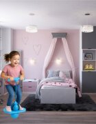 Ikonka Jumper de sarituri si echilibru pentru copii cu placa antiderapanta si pompa inclusa inaltime 70 cm Pogo Blue