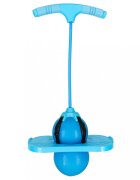 Ikonka Jumper de sarituri si echilibru pentru copii cu placa antiderapanta si pompa inclusa inaltime 70 cm Pogo Blue