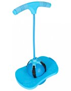 Ikonka Jumper de sarituri si echilibru pentru copii cu placa antiderapanta si pompa inclusa inaltime 70 cm Pogo Blue