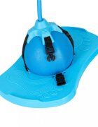 Ikonka Jumper de sarituri si echilibru pentru copii cu placa antiderapanta si pompa inclusa inaltime 70 cm Pogo Blue