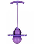 Ikonka Jumper de sarituri si echilibru pentru copii cu placa antiderapanta si pompa inclusa inaltime 70 cm Pogo Purple