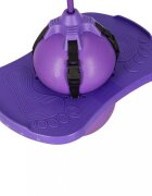 Ikonka Jumper de sarituri si echilibru pentru copii cu placa antiderapanta si pompa inclusa inaltime 70 cm Pogo Purple