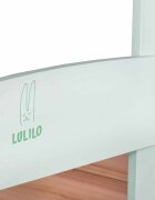 Ikonka Ladita de joaca din lemn pentru copii Lulilo Truck Sabliera tip Camion cu bancute integrate depozitare laterala si copertina reglabila 360 anti-UV