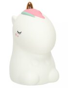 Ikonka Lampa de veghe pentru copii cu USB Unicorn White