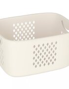 Ikonka Organizator pe roti cu 2 cosuri supraetajate white dimensiune totala 44 x 77.5 x 32 cm