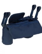Ikonka Organizator universal pentru carucior cu 4 buzunare Bleumarin 36x12x13 cm